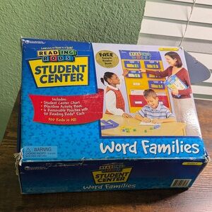 Reading Rods Student Center Word Families Set